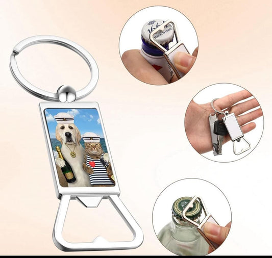 Bottle opener keychain